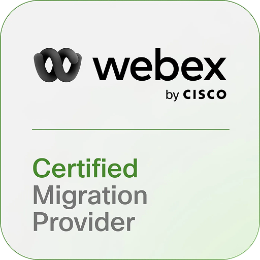 Webex Certified Migration Provider badge